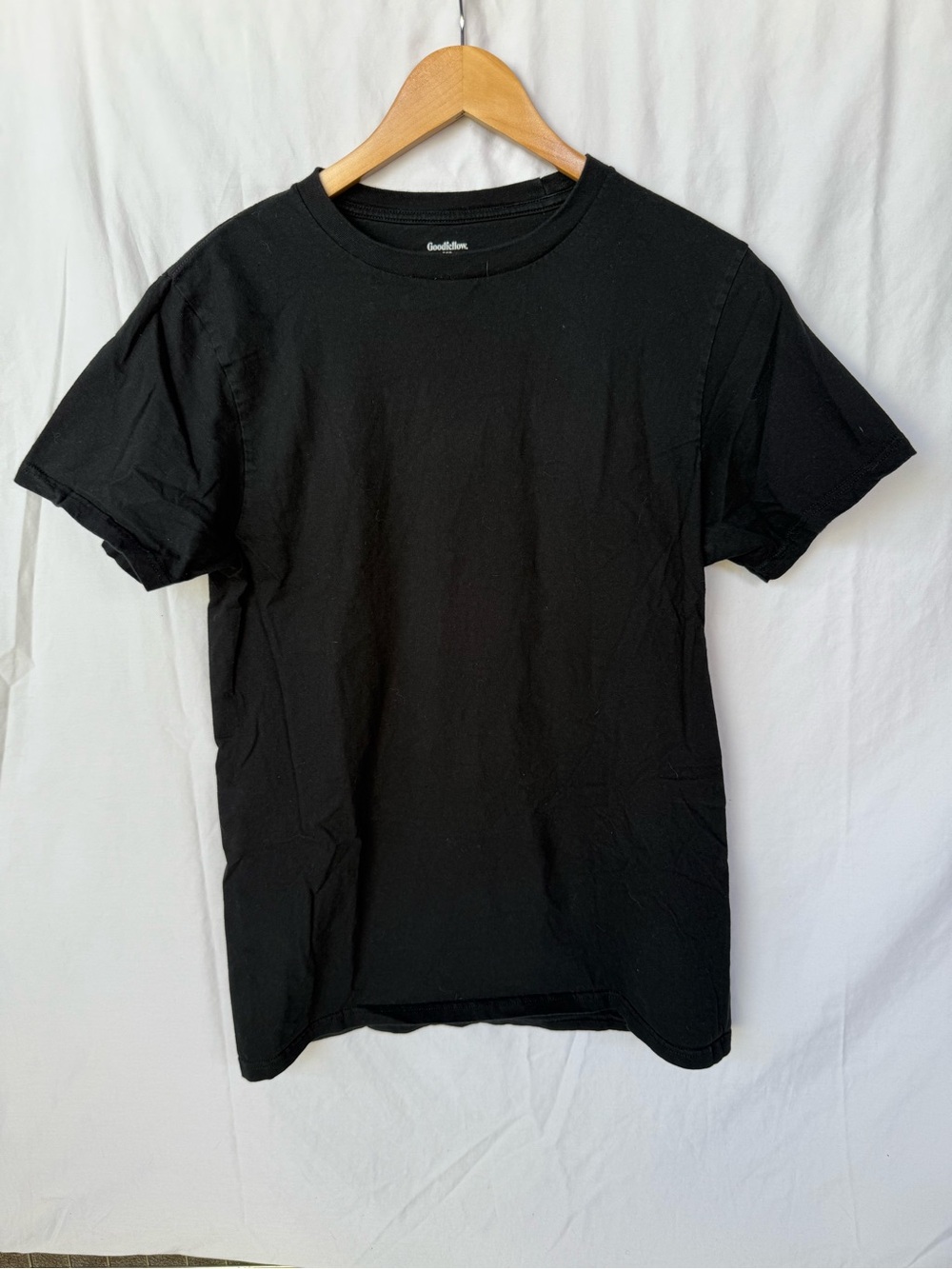 Goodfellow & Co Black Short Sleeve Crew T-Shirt